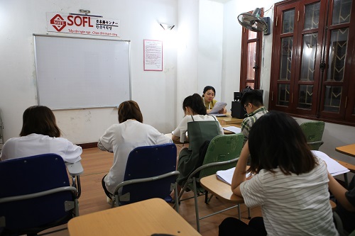 Lớp học tiếng Nhật sơ cấp tại SOFL 
