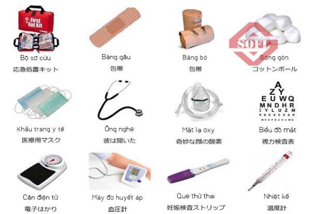 Cực bổ ích những từ vựng tiếng Nhật chuyên ngành Y dược (Phần 1)
